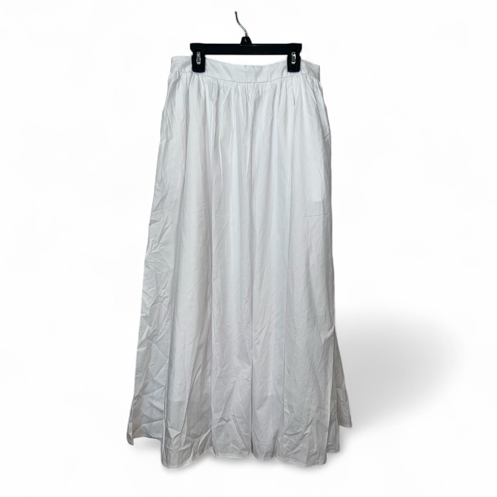 Commense White A-Line Full Maxi Skirt - Picture 5 of 11